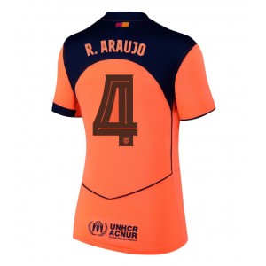 Fotbalové Dres Barcelona Ronald Araujo #4 Dámské Třetí Oblečení 2025-26 Krátký Rukáv